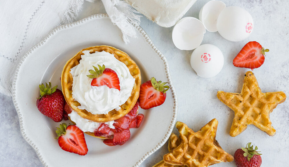 Photo of Strawberry Shortcake Waffles