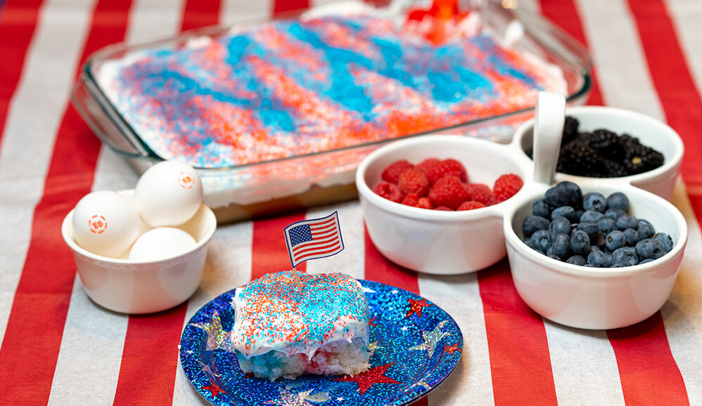 Photo of Patriotic Poke Cake