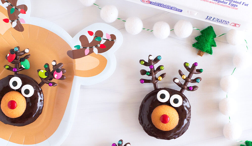 Photo of Chocolate Glazed Reindeer Donuts