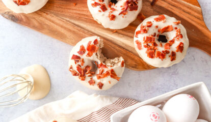 Maple Bacon Baked Donuts