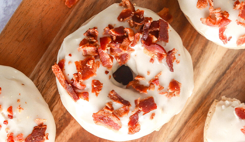 Photo of Maple Bacon Baked Donuts