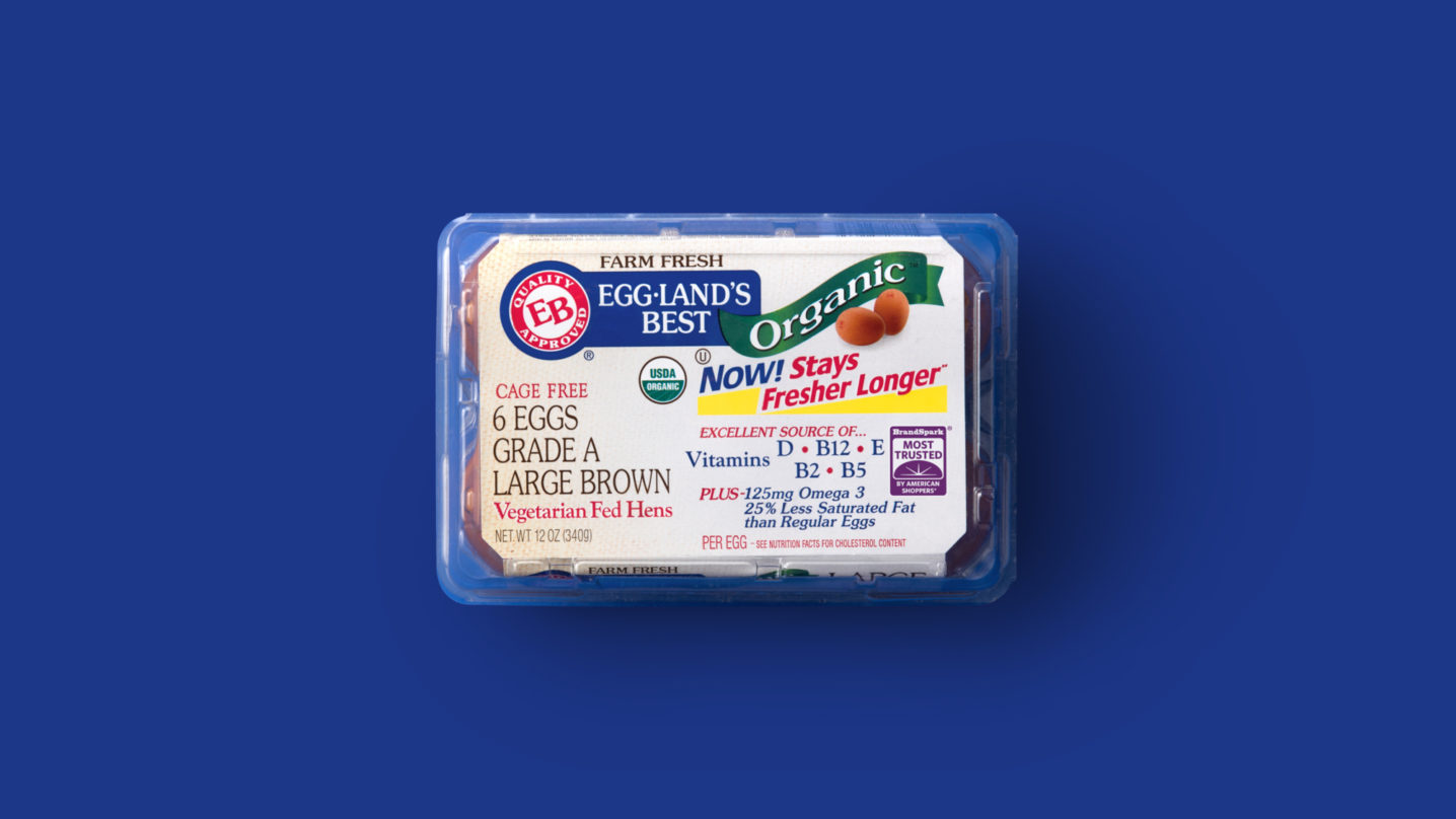 Eggland's Best 6 Count Organic Eggs