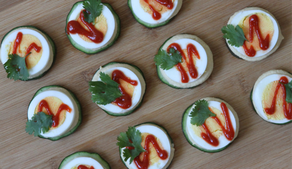 Photo of Spicy Cucumber Stacks